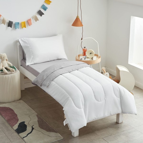 UOZZI BEDDING 4 Pieces Toddler Bedding Set Ultra Soft and