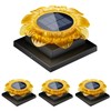 Viewsun 4 Pack Solar Post Cap Lights Outdoor，Fence Solar Powered