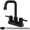SOKA Centerset Bathroom Faucet 2 Handles 4 Inch Commercial Hand