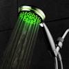 HotelSpa SpectrumTM Ultra-Luxury 7-setting / 7-color LED Handheld Shower-Head with