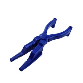 Safety Nail Holder Pliers, 24.5 cm Length, Blue Plastic Construction, Finger Protection Aid for DIY and Carpentry