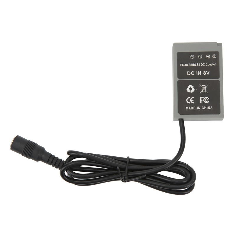 PS BLS5 BLS1 Dummy Battery DC Coupler For Olympus Pen