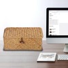 Leopacat Rectangular Seagrass Basket, Woven Storage Box, Wicker Baskets with