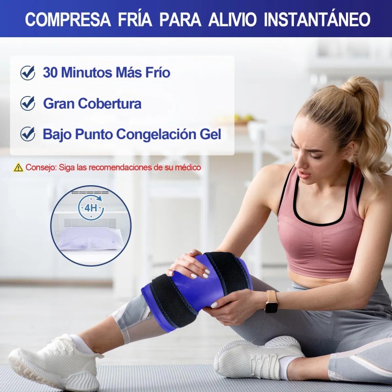 Compresa Fria Rodilla Compresas De Gel Frío Calor Para Dolor