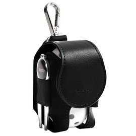 Zesty Golf Ball Case: Functional Golf Ball Pouch for Dedicated Players, Golf Gear, Green Fork (Black, Regular Type)
