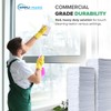 Simpli-Magic Cotton Shop Towels, Commercial Grade White, 100 Pack, Size: