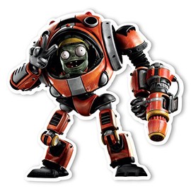 Plants vs. Zombies Garden Warfare 2 Wall Decal: Z-Mech (48 in x 46.75 in)