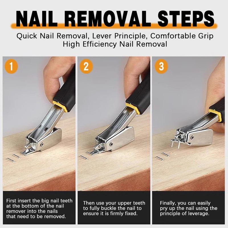 Uadme Staple Remover, Heavy Duty Upholstery Strength Staple Puller Tool