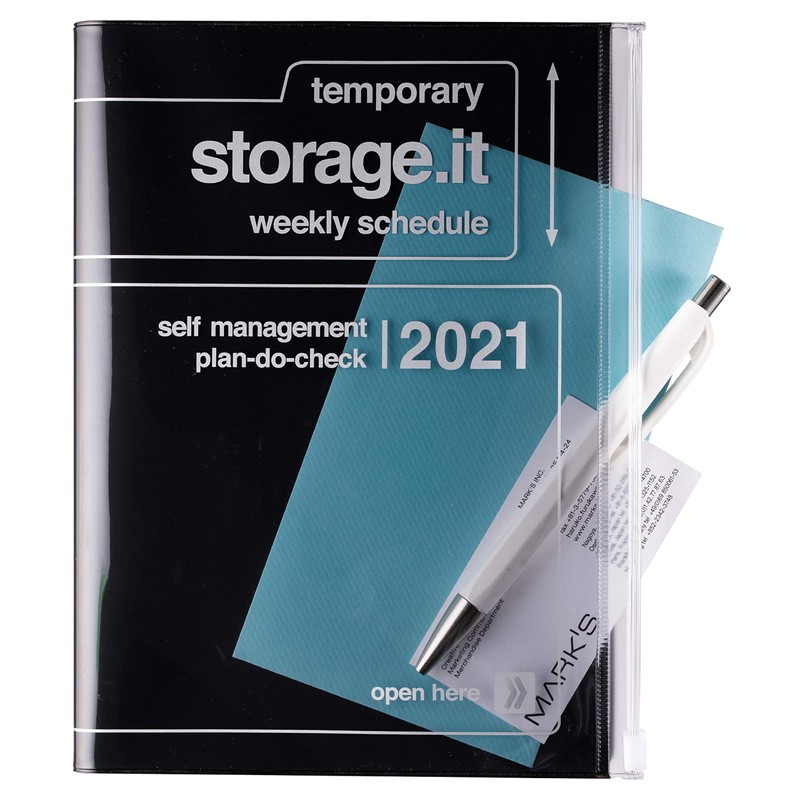 Mark's Europe Mark's 2020/2021 Pocket Diary A5 Vertical, Colours Yellow