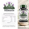 Silimarina 500 Por Cápsula Cápsulas Suplemento Alimenticio Extracto Natural Cardo