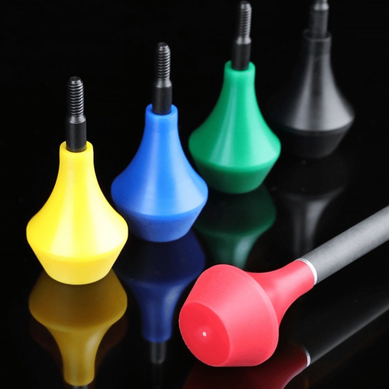 10PCS Archery Arrow Head Safety Arrow Tips Screw in Nylon