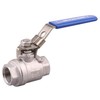 DERNORD Stainless Steel 304 Ball Valve, Full Port Heavy Duty