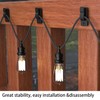 AFFAVON 80Pack Outdoor String Light Clips with Screws,Weatherproof Cable Hangers