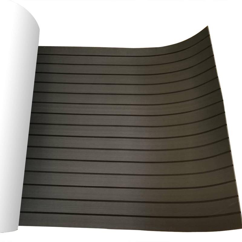DYRABREST EVA Foam Flooring 35.4" x 94.5" Teak Sheet Decking