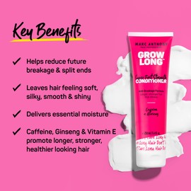 Marc Anthony Marc Anthony Strengthening Conditioner, Grow Long - Anti-Frizz, Anti-Breakage & Nourishing Formula For Split Ends, & Hair Growth - Biotin, Vitamin E, Caffeine & Ginseng for Dry & Damaged Hair