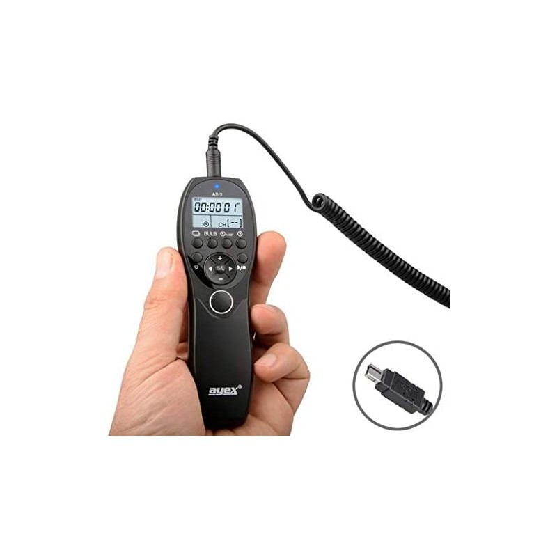 ayex Timer Remote Shutter Release AX-3 Compatible with Nikon DC2