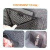 Outanaya 4pcs Double Layer Trunk Cargo Organizer Net High Elastic
