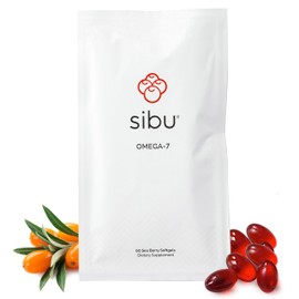 sibu Omega-7 Softgels (30-Day Refill Sachet) Premium Organic Himalayan Sea Buckthorn Oil, Supplement for Healthy Skin, Hair, Nails and Dryness