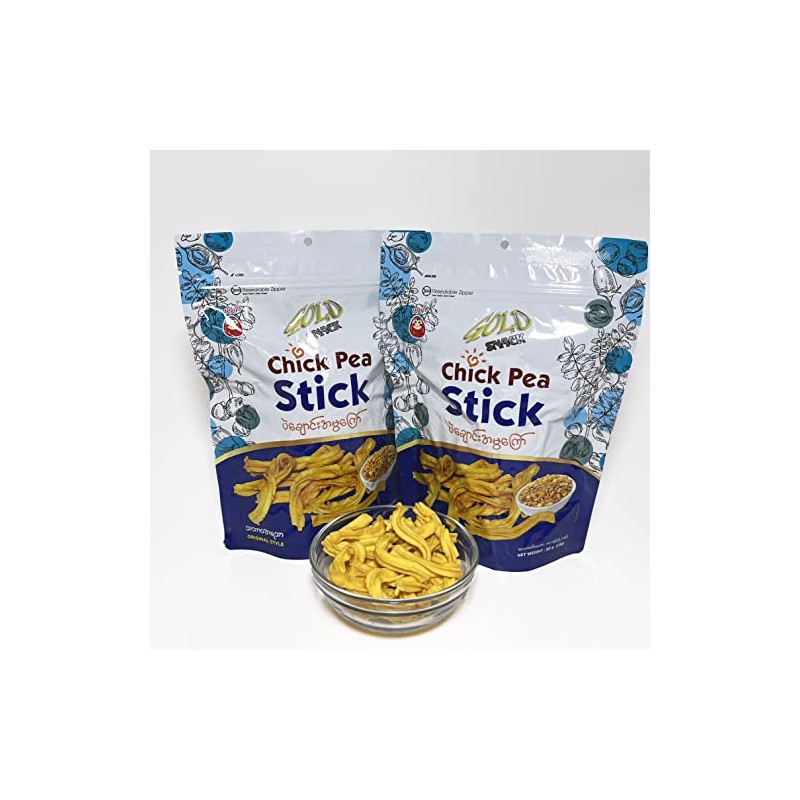 Gold Snack - Myanmar Chickpea Stick 2.82oz (80g) x 2