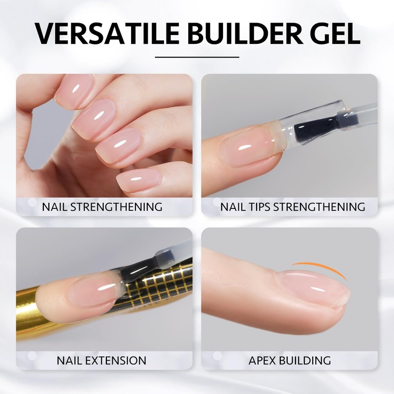 GAOY GAOY Builder Gel for Nails and 20ml Cuticle Care