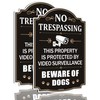 2 Pack No Trespassing This Property is Protected by Video