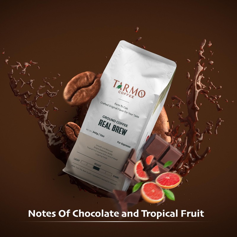 Tarmo Coffee | REAL BREW - Low Acid Ground Coffee,