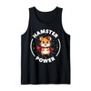 Cute Hamster Power Girl Furry Friend Superhero Tank Top