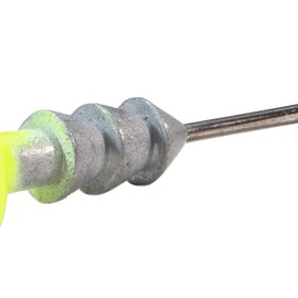 Berkley Fusion19 Hybrid Jighead, Chartreuse, Size 4/0 Hook, 1/4 oz, Sticky Sharp Hook Point, Conical Bait-Keeper, High-Def Details and Realistic 3D Eye