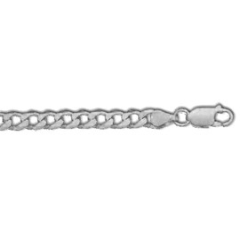 JewelryWeb 925 Sterling Silver 16 Inch X 6.0 mm Curb Chain Necklace Chain-Necklace for Women and Men