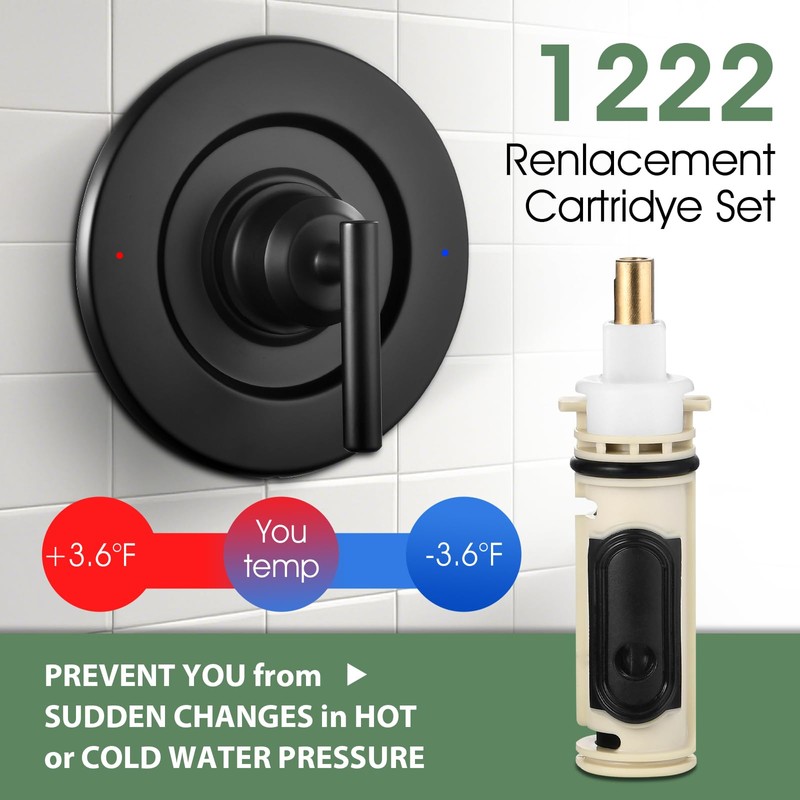1222 replacement cartridge for One Handle Posi-Temp Shower Cartridge Replacement,Brass