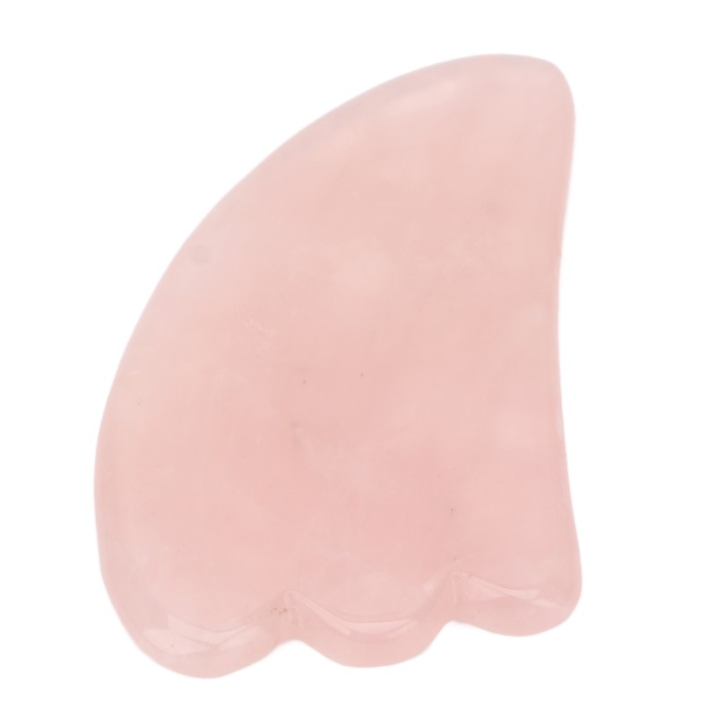 Scrapping Plate Pink Crystal Highly Polished Translucent Gua Sha Board