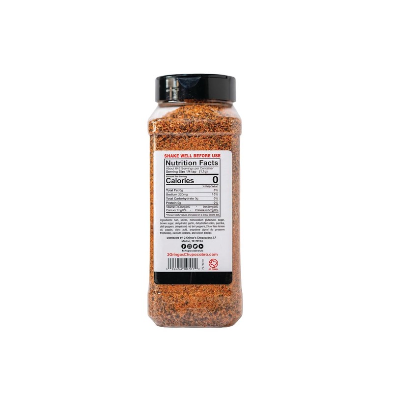 2 Gringos Chupacabra Brisket Magic Seasoning, 25 Ounces
