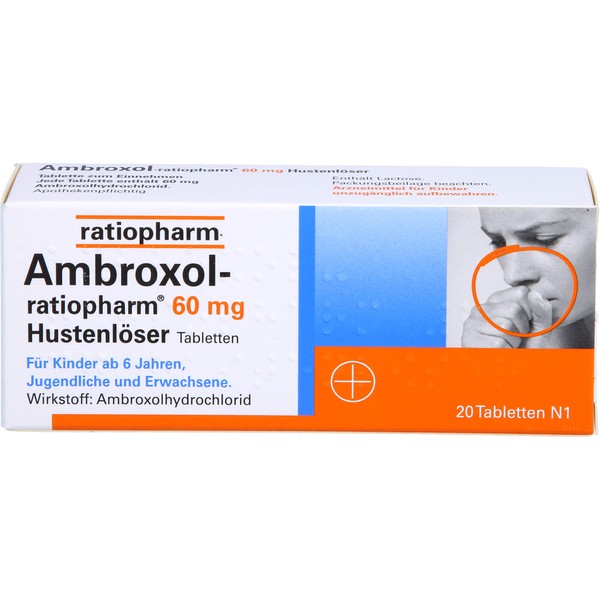 ratiopharm Ambroxol-ratiopharm 60 mg Hustenlöser Tabletten, 20.0 St. Tabletten