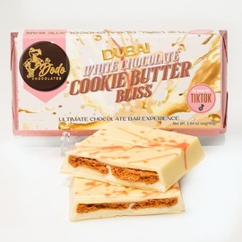 Viral Dubai White Chocolate Cookie Butter Bliss Ultimate Chocolate Bar Experience
