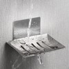 2 Pack Soap Dish for Shower Wall, Stainless Steel Adhesive