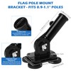 Everlling Magnetic Flag Pole Holder for Outside RV/Truck,180° Adjustable