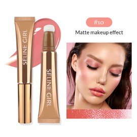 SELINE GIRL 3-IN-1 Liquid Contour Stick, Highlighter & Blush & Contour Stick, Highlighter Stick Makeup, Multi-Purpose Contour Makeup, Cream Contour Long Lasting and Waterproof Cosmetic#10
