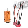 1410 Brushless Motor 18A Red ESC Set RC Car Replacement