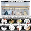 Shower Curtain Rings, 26 Pcs Black Metal Curtain Rings, Rustproof