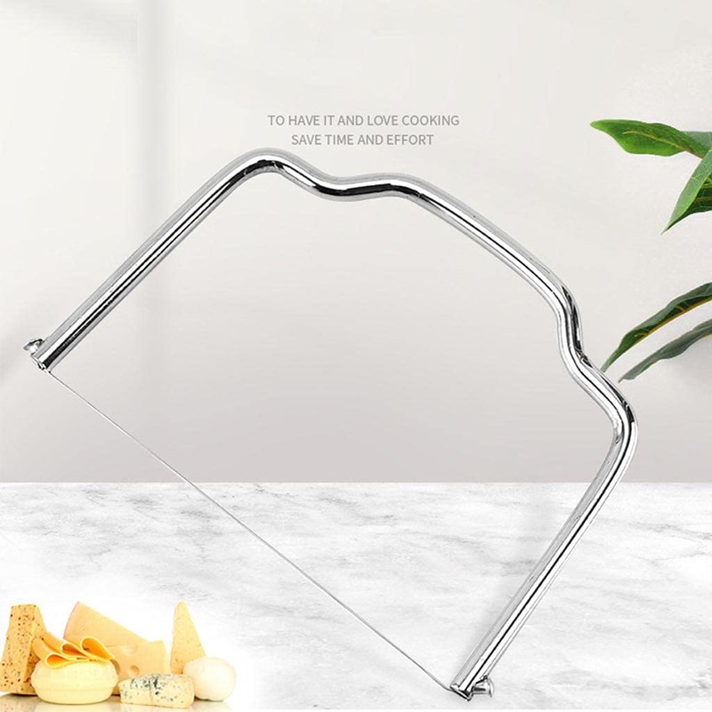 Multipurpose Handheld Cheese Wire Slicer Stainless Steel Foie Gras Cutter