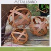 Decorative Rust Ball for Garden Set of 3 in 3