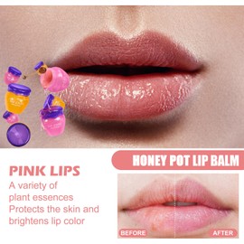 Lip Care Set, MKNZOME Set Lip Balm and Lip Scrub Lip Mask Lip Care for Day Night Lip Care, Reduce Lip Lines & Wrinkles