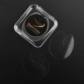 GlamorDove Hair Extension Heat Shield for Keratin Extensions I-Tip Extensions Clear Sectioning Guards 10 Pcs Keratin Bond Application Tool Hair Styling Insulation Sheets Pre-Bonded Extension Guard