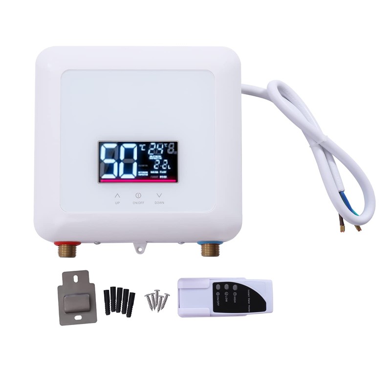 Tankless Water Heater Electric,5500W 110V Constant Temperature Instant Hot Water