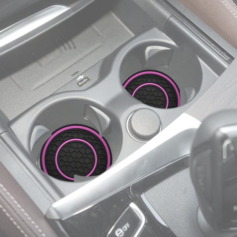 JUNAHAA Car Cup Coaster Universal Automotive Waterproof Non-Slip Cup Holders