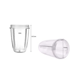 Cup for Nutribullet Accessories, 24oz Cup Fits Nutribullet 600W 900W Blenders Replacement Parts(1 Pack)