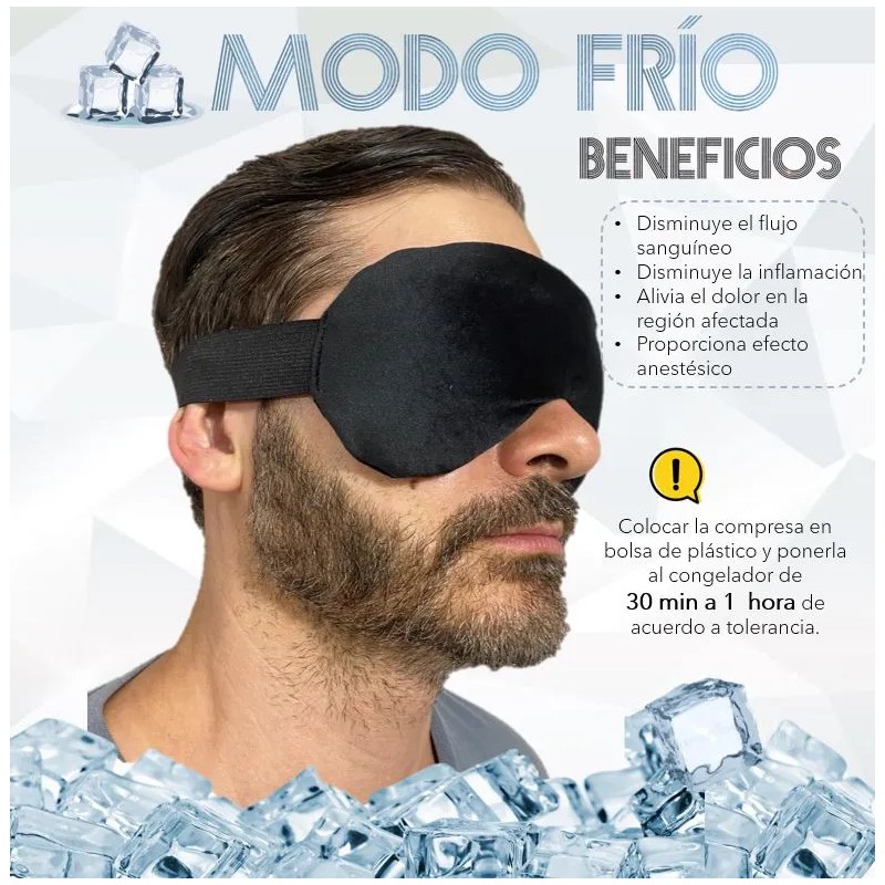Compresa Antifaz Terapéutica Frio O Caliente Semillas