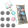 10PCS Stainless Steel Sponges Scourer Set, Steel Wool Scrubber, Cleaning