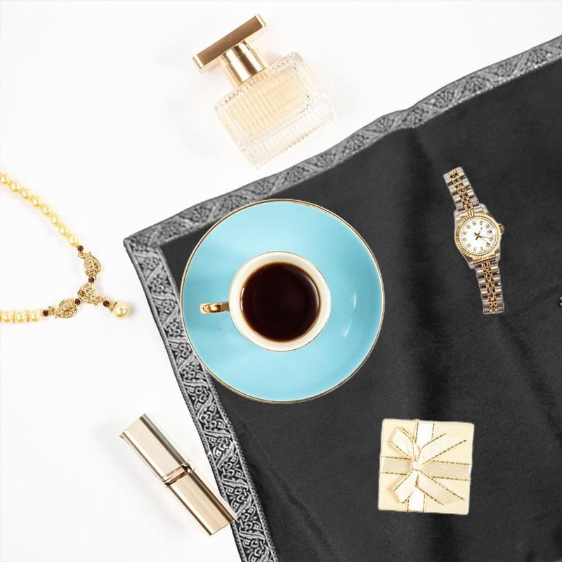 Tarot Cloth Velvet Tarot Tablecloth with Bag Witch Divination Moon