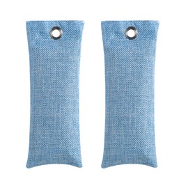 Natural Bamboo Charcoal Bags 50g x 2 for Shoe Deodorizer and Closet Freshening Portable Air Purifying Bags with Stylish Design Effective Charcoal Odour Absorber for Home